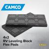 imageCamco RV Universal Flex Pads for Leveling Blocksquot2x2  Prevents Jacks ampamp Stabilizers8 12 x 17