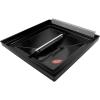 imageCamco RV Vent Lid  Features an ImpactResilient Unbreakable Polycarbonate Construction Comes PreAssembled and Easy to Install 40168Black