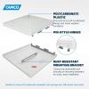 imageCamco RV Vent Lid  Features an ImpactResilient Unbreakable Polycarbonate Construction Comes PreAssembled and Easy to Install 40168White