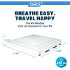 imageCamco RV Vent Lid  Features an ImpactResilient Unbreakable Polycarbonate Construction Comes PreAssembled and Easy to Install 40168White