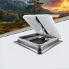 imageCamco RV Vent Lid  Features an ImpactResilient Unbreakable Polycarbonate Construction Comes PreAssembled and Easy to Install 40168White
