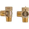 imageCamco RV Water Heater ByPass Kit  Features 12Inch Nylon Reinforced Hose ampamp Durable Brass Valves  Essential RV Winterization Tool  Compatible with 10 Gallon Tanks 35963