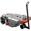 imageCamco Rhino 28Gallon Portable CamperRV Tote Tank  Features 2 Steerable NoFlat Front Wheels ampamp BuiltIn Gate Valve  Includes Removable 24quot Tow Bar 3 Sewer Hose ampamp More RV Accessories 3900536 Gallon