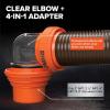 imageCamco Rhino RV Sewer Hose Kit  Includes RhinoFLEX 20ft Sewer Hose ampamp Sidewinder 20ft Sewer Hose Support  Superior RV Tank Dumping 3979915 Rhino Sewer Hose