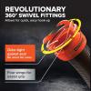 imageCamco Rhino RV Sewer Hose Kit  Includes RhinoFLEX 20ft Sewer Hose ampamp Sidewinder 20ft Sewer Hose Support  Superior RV Tank Dumping 3979920 Rhino Sewer Hose