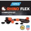imageCamco Rhino RV Sewer Hose Kit  Includes RhinoFLEX 20ft Sewer Hose ampamp Sidewinder 20ft Sewer Hose Support  Superior RV Tank Dumping 39799Rhino Sewer Hose wSidewinder