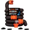 imageCamco Rhino RV Sewer Hose Kit  Includes RhinoFLEX 20ft Sewer Hose ampamp Sidewinder 20ft Sewer Hose Support  Superior RV Tank Dumping 39799Rhino Sewer Hose wSidewinder