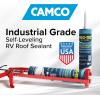imageCamco SelfLeveling CamperRV Roof Sealant  Designed to Seal EPDM Rubber TPO Fiberglass Wood ampamp More  Seal Along Roof Edges Vent Pipes ampamp Air Vents  101 Fl Oz 41464101 Fl Oz Pack of 1