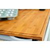 imageCamco Stove Top Cover  Features Adjustable Legs ampamp BuiltIn Juice Groove  Crafted of Natural Bamboo  Fits Most Stove Tops ampamp Measures 295 L x 2125 W x 25 H wfeet 43548