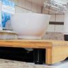 imageCamco Stove Top Cover  Features Adjustable Legs ampamp BuiltIn Juice Groove  Crafted of Natural Bamboo  Fits Most Stove Tops ampamp Measures 295 L x 2125 W x 25 H wfeet 43548