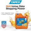 imageCamco TST MAX RV Toilet Treatment 1Gallon  Control Unwanted RV Sewer Odors ampamp Break Down Waste and RV Toilet Paper  Biodegradable Septic Safe Formula  Orange Scent 41173Orange