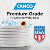 imageCamco TastePURE 10Ft Water Hose  RV Drinking Water Hose Contains No Lead No BPA ampamp No Phthalate  Features DiamondHatch Reinforced PVC Design  12 Inside Diameter Made in the USA 2274358Inch ID