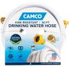 imageCamco TastePURE 10Ft Water Hose  RV Drinking Water Hose Contains No Lead No BPA ampamp No Phthalate  Features DiamondHatch Reinforced PVC Design  12 Inside Diameter Made in the USA 2274358Inch ID