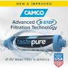 imageCamco Tastepure CamperRV Water Filter  Inline Water Filter Reduces Bad Taste Odor Chlorine ampamp Sediment  Ideal for RVs Campers Travel Trailers Boats  Made in the USA  4Pack 400424 Count Pack of 1