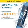 imageCamco Tastepure CamperRV Water Filter  Inline Water Filter Reduces Bad Taste Odor Chlorine ampamp Sediment  Ideal for RVs Campers Travel Trailers Boats  Made in the USA  4Pack 400421 Count Pack of 1