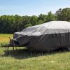 imageCamco ULTRAGuard 1214Ft PopUp CamperRV Cover  Features Covered Air Vents ampamp Cinching Straps  Crafted of Spunbond Polypropylene  Includes Storage Bag for RV Storage and Organization 4576312  14