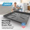 imageCamco Washing Machine Drain Pan  31inches x 35inches OD 29inches x 33inches ID  Pewter 20788graphite