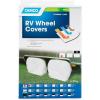 imageCamco 45322 Vinyl RV Wheel ampamp Tire Protector 1 Pair 27 inches29 inches WhiteWhite