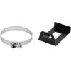 imageCamco 4Way Flat Connector Bracket with Clamp  Mount a 4Way Flat Connector Socket onto Vehicle or Trailer Hitch with No Drill Installation  50017