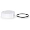 imageCamco 53Gallon Portable Toilet  Features Detachable Holding Tank wSealing Slide Valve ampamp BellowType Flush  Easy Transport wCompact Lightweight Design ampamp Carry Handle  Gray 41541White Replacement Fill Cap