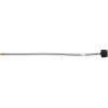 imageCamco 59055 Pigtail Propane Hose Connector 12Inch Stainless Steel Braid cCSAus  for Propane Cylinder Connection to an RV or Trailer Propane Regulator24inch