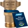 imageCamco Brass MarineRV Water Pressure Regulator  Protects RV Kitchen Small Appliances Plumbing ampamp Hoses  Reduces RV Water Pressure to Safe ampamp Consistent 4050 PSI  Drinking Water Safe 40055No Size