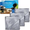 imageCamco Bucket Toilet Seat with Lid  Converts Standard 5 Gallon Bucket into Portable Toilet for Camping  Convenient Camping Toilet for Hunting ampamp More  Includes 3 RV Toilet Waste Bags 415463Pk Waste Bags