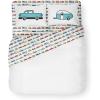 imageCamco Camper ampamp RV Queen Sheet Set  Features Travel Trailer Print Design  Crafted of Soft Machine Washable Polyester  4 Piece Set Includes Fitted Sheet Flat Sheet ampamp 2 Pillowcases 53299Multicolor