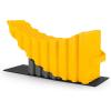 imageCamco CamperRV Curved Trailer Aid  Features 65quot of Lift ampamp Includes Wheel Chock and Rubber Base Pad  Designed for Trailers Up to 20000lbs ampamp Compatible w Tires Up to 32quot 44436