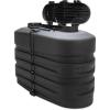 imageCamco CamperRV Dual Propane Tank Cover  Features Hinged Top Panel ampamp Custom Molded Design  Fits 2 20lb Steel Tanks  Protects Propane Tanks During Travel Camping and More  Black 50504