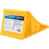 imageCamco Dual Standard RV Wheel Chock wRope  Heavy Duty Trailer Wheel Chock Constructed of Durable Plastic wUV inhibitors  Features Rope Handle for Easy Removal  Use wTires Up to 26in  44470Standard