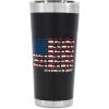 imageCamco Life is Better at The Campsite Tumbler  Heavy Duty Double Wall Vacuum Insulation  Crafted of 188 Stainless Steel  Unique Life is Better at The Campsite Design on Coral Pink  20oz 53061Charcoal wUS Flag Design