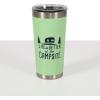 imageCamco Life is Better at The Campsite Tumbler  Heavy Duty Double Wall Vacuum Insulation  Crafted of 188 Stainless Steel  Unique Life is Better at The Campsite Design on Coral Pink  20oz 53061Green
