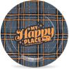 imageCamco Life is Better at the Campsite Paper Plates  7Inch  Blue Plaid  25Count 53494