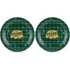 imageCamco Life is Better at the Campsite Paper Plates  9Inch  Green Grid 25Count 534929 Pack of 2