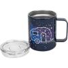 imageCamco Life is Better at the Campsite Stainless Steel Mug with Lid  White RV Constellation Design on Navy Frost Background  14oz 53310