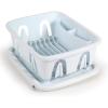 imageCamco RV Mini Dish Drainer ampamp Tray  Features a Sloped Drain Tray Design HeavyDuty Construction and is Ideal for Small Spaces Apartments Boats and More  White 43511One Size