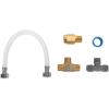 imageCamco RV Quick Turn ByPass Kit  Save Antifreeze During RV Winterization By Passing the RV Water Heater with a Single Turn  Features KinkResistant ampamp Reinforced Hose 35983