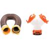 imageCamco Revolution 10Foot CamperRV Sewer Hose Kit  Features PreAttached 360Degree Rotating Fittings  Includes Wire Guards 3963910 Extension Hose  Sewer Hose