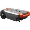 imageCamco Rhino 28Gallon Portable CamperRV Tote Tank  Features 2 Steerable NoFlat Front Wheels ampamp BuiltIn Gate Valve  Includes Removable 24quot Tow Bar 3 Sewer Hose ampamp More RV Accessories 3900515 Gallon