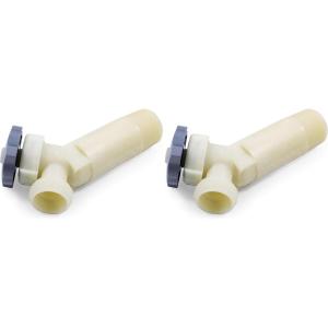 imageCamco 11523 34quot Plastic Water Heater Drain Valve with 212quot Shank White1 Count Pack of 2