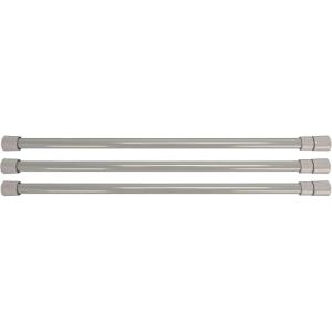 imageCamco 28quot RV Refrigerator Bars  3 pack Holds Food and Drinks in Place During Travel Prevents Messy Spills Extends Between 16quot and 28quot  Gray 44055
