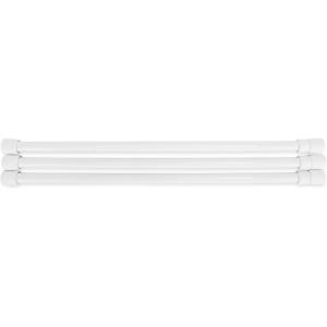 imageCamco 44053 28quot RV Refrigerator Bar Holds Food and Drinks in Place During Travel Prevents Messy Spills Spring Loaded and Extends Between 16quot and 28quot  White 3 Pack 44074