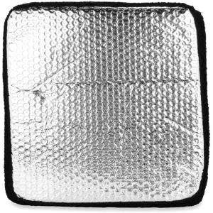 imageCamco 45196 RV BlackOut Vent Insulator with Reflective Surface 14Inch x 14Inch Black  Blocks The Suns Damaging Rays  Reduce Heat Transfer and Increases AC Efficiency