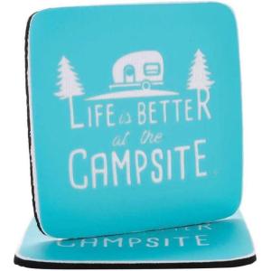 imageCamco 53230 Libatc Coaster Neoprene Blue Design 2 Pack