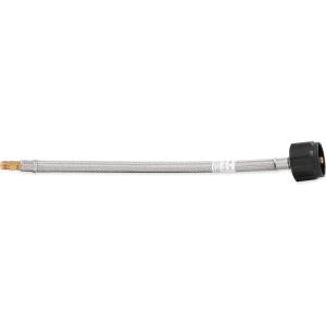 imageCamco 59055 Pigtail Propane Hose Connector 12Inch Stainless Steel Braid cCSAus  for Propane Cylinder Connection to an RV or Trailer Propane Regulator12 Inch