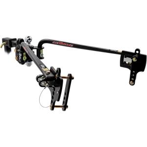 imageCamco EazLift ReCurve R3 1200lb CamperRV Weight Distribution Hitch Features Adjustable Sway Control ampamp Includes 2516quot Hitch Ball w15000lb Max Rating  1400lb Max Tongue Weight Rating 48753