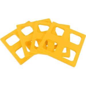 imageCamco Fasten CamperRV Leveling Blocks  Features Interlocking Design for Customizable Height  Carrying Handle Twists to Secure Blocks for RV Storage  Measures 17 x 85 x 1 10Pack 21025Yellow