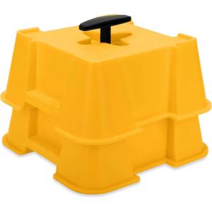 imageCamco Fasten RV Big Blocks Stabilizing Jack Supports wConvenient Handle  Nesting Design for RV Storage  Compatible wSquare RV Leveling Blocks and RV Jacks  Supports Up to 8000lbs 2Pk 44539