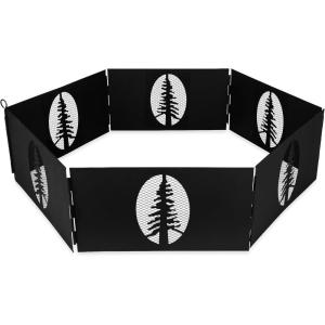 imageCamco Heavy Duty Steel Campfire Fire Pit Ring  27quotquot Wide with Hinged Construction  Portable Fire Pit Features Collapsible Design ampamp is Easily Transportable  Includes Storage Bag  51091